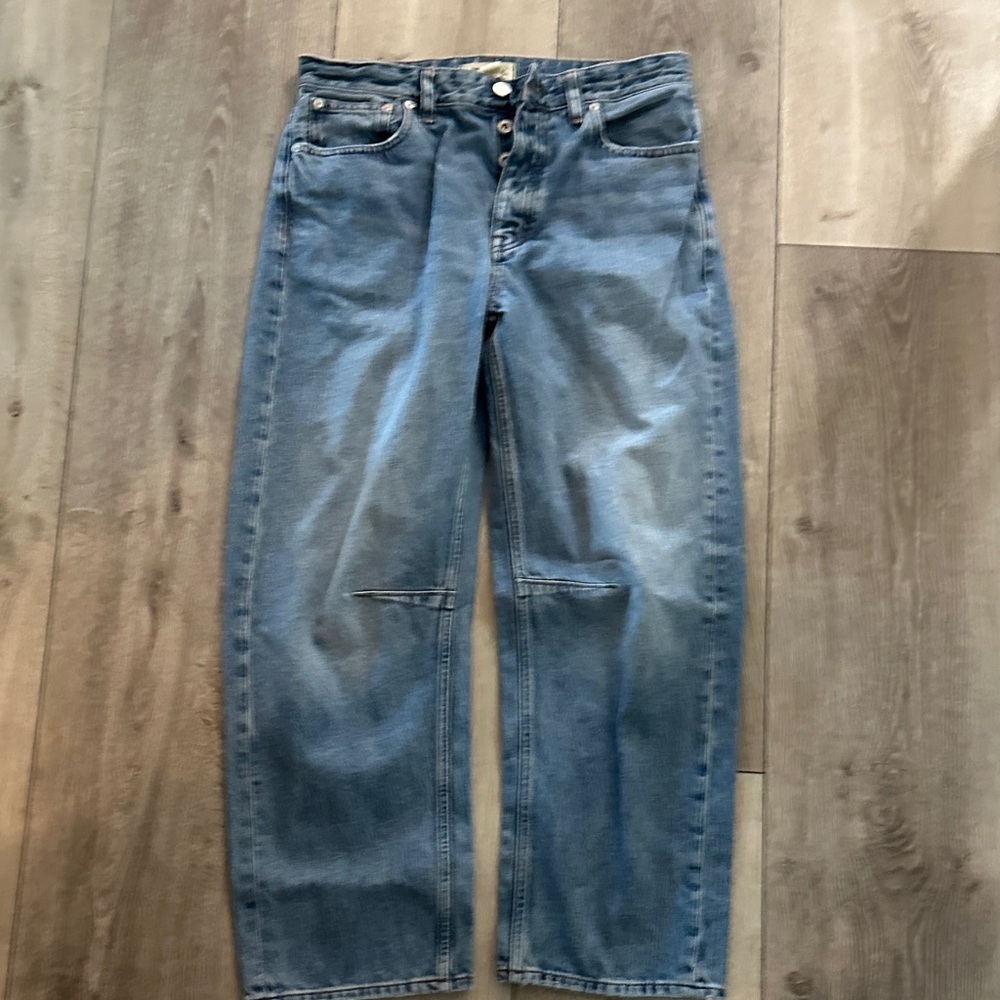 Madewell Men's Straight Jeans in Light Blue
